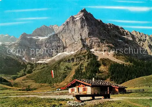 AK / Ansichtskarte Hinterriss Tirol Rasthuette Eng Alm Karwendel Kat. Vomp