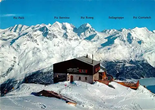 AK / Ansichtskarte Bernina GR Endstation der Luftseilbahn Corviglia Piz Nair