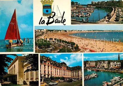 AK / Ansichtskarte La Baule sur Mer Cote dAmour Plus Belle Plage dEurope Strand Yachthafen Kat. La Baule Escoublac