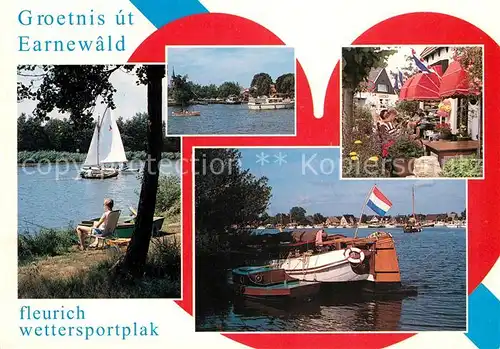 AK / Ansichtskarte Earnewald Friesland Fleurich Wettersportplak Details Kat. 
