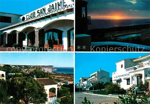 AK / Ansichtskarte Menorca Club San Jaime Mediterraneo Stimmungsbild Supermarkt Kat. Spanien