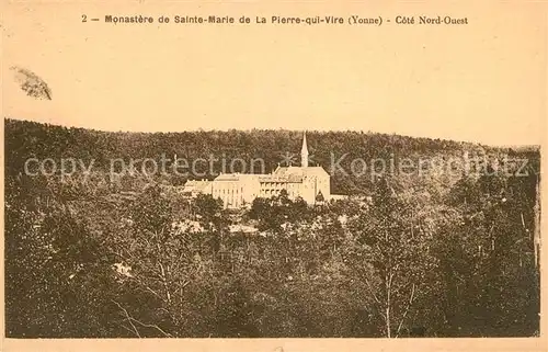 AK / Ansichtskarte La Pierre qui Vire Monastere de Sainte Marie Kat. La Chapelle du Mont de France