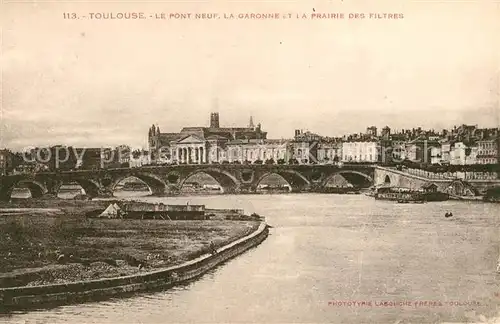 AK / Ansichtskarte Toulouse Haute Garonne Le Pont Neuf la Garonne Kat. Toulouse