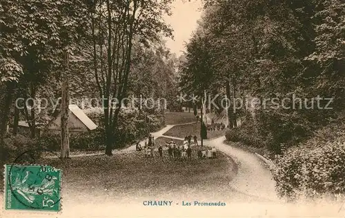 AK / Ansichtskarte Chauny Aisne Les Promenades Kat. Chauny