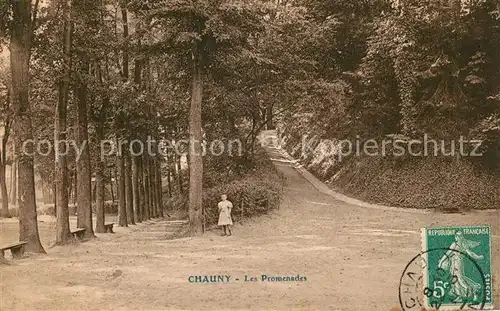 AK / Ansichtskarte Chauny Aisne Les Promenades Kat. Chauny