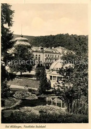 AK / Ansichtskarte Bad Wildungen Badehotel Kat. Bad Wildungen