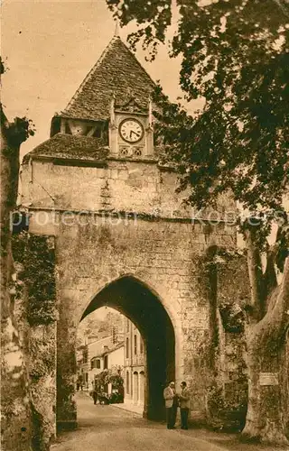 AK / Ansichtskarte Barbotan les Thermes Porche Eglise cote nord