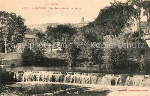 AK / Ansichtskarte Lectoure La Chausee et la Ville Kat. Lectoure