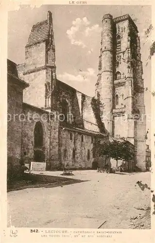 AK / Ansichtskarte Lectoure Cathedrale Saint Gervais Kat. Lectoure