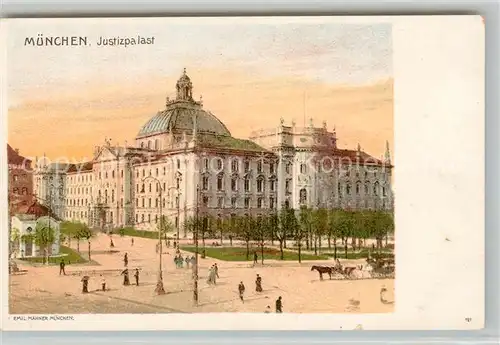 AK / Ansichtskarte Muenchen Justizpalast Kat. Muenchen