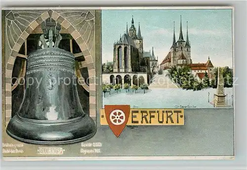 AK / Ansichtskarte Erfurt Dom St Severikirche Glocke Gloriosa Kat. Erfurt