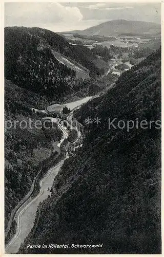 AK / Ansichtskarte Hoellental Schwarzwald Fliegeraufnahme Kat. Buchenbach