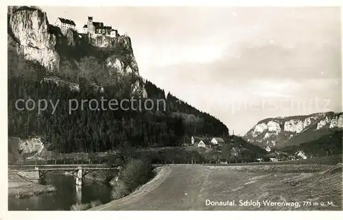 AK / Ansichtskarte Donautal Schloss Werenwag Flusspartie Kat. Ulm