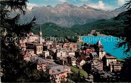 AK / Ansichtskarte St Moritz GR Ortsblick Kat. St Moritz