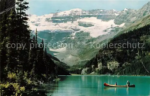 AK / Ansichtskarte Banff Canada Lake Louise and Victoria Glacier Canadian Rockies Kat. Banff
