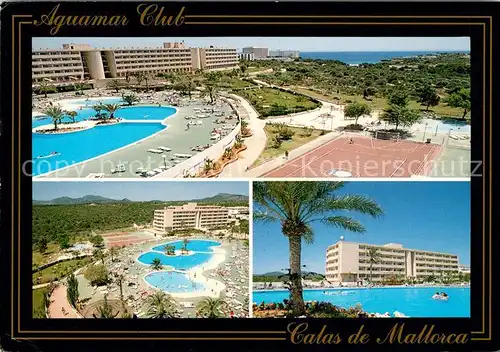 AK / Ansichtskarte Calas de Mallorca Aguamar Club Swimmingpool Omnisportplatz Kat. Mallorca
