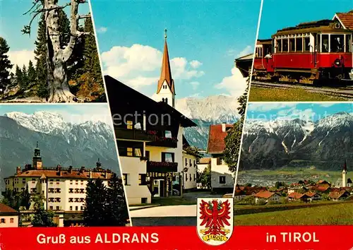 AK / Ansichtskarte Aldrans Schloss Kirche Bahn Panorama Kat. Aldrans