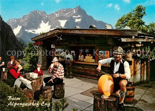 AK / Ansichtskarte Hinterriss Tirol Alpengasthof Eng Die Kasalm Kat. Vomp
