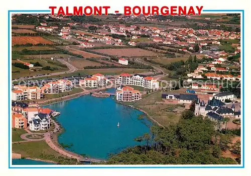 AK / Ansichtskarte Talmont Bourgenay Le village du lac a Bourgenay et au fond le Querry Pigeon
