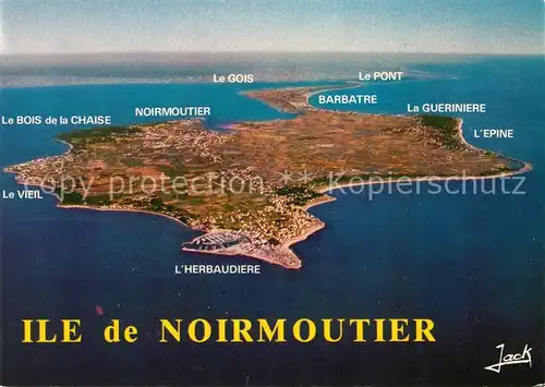 AK / Ansichtskarte Ile de Noirmoutier Fliegeraufnahme Kat. Noirmoutier en l Ile