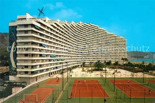AK / Ansichtskarte Cullera Valenciana Edifice Fleur d oranger Hotel Tennisplatz Kat. Valencia