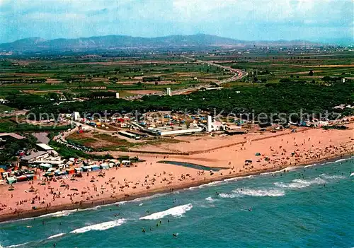 AK / Ansichtskarte Castelldefels Camping La Ballena Alegres vista aerea Kat. Costa Brava