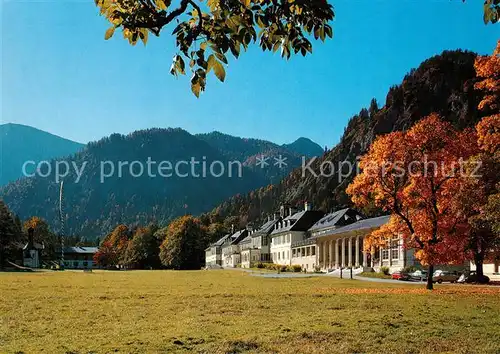 AK / Ansichtskarte Wildbad Kreuth Bildungszentrum der Hanns Seidel Stiftung Alpen Herbststimmung Kat. Kreuth