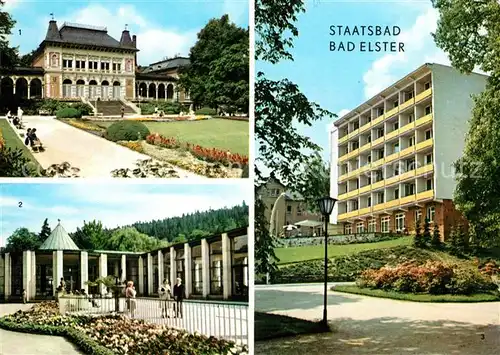 AK / Ansichtskarte Bad Elster Staatsbad Kurhaus Moritzquelle Bettenhaus Klinik Sanatorium Kat. Bad Elster