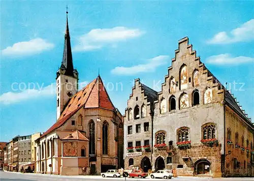 AK / Ansichtskarte Wasserburg Inn Kirche Rathaus Kat. Wasserburg a.Inn