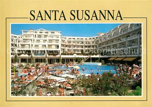 AK / Ansichtskarte Santa Susanna Aquamarina Park Hotel Swimming Pool Kat. Barcelona