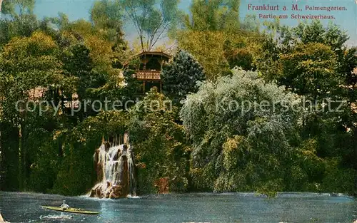 AK / Ansichtskarte Frankfurt Main Palmengarten Schweizerhaus Kat. Frankfurt am Main