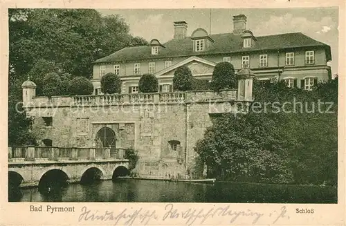 AK / Ansichtskarte Bad Pyrmont Schloss Kat. Bad Pyrmont