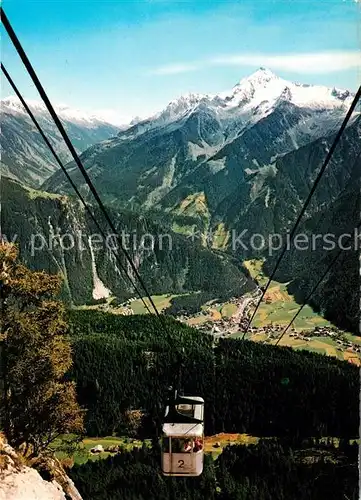 AK / Ansichtskarte Seilbahn Penkenbahn Bergstation Mayrhofen Ahornspitze  Kat. Bahnen