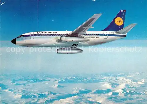 AK / Ansichtskarte Lufthansa B 737 City Jet Kat. Flug