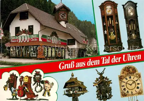 AK / Ansichtskarte Uhren Haus der 1000 Uhren Triberg Gremmelsbach  Kat. Technik