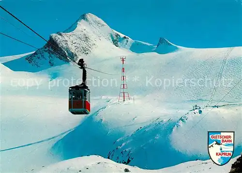 AK / Ansichtskarte Seilbahn Gletscherbahn Kaprun Schmiedinger Gletscher Kitzsteinhorn  Kat. Bahnen