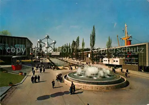 AK / Ansichtskarte Exposition Universelle Bruxelles 1958 Avenue de Benelux  Kat. Expositions