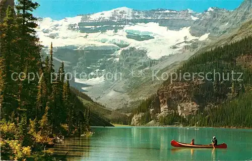 AK / Ansichtskarte Canadian Rockies Lake Louise and Victoria Glacier Kat. Kanada