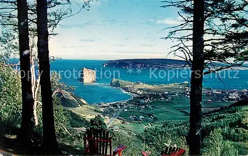 AK / Ansichtskarte Perce Panorama view from the northwest hillside