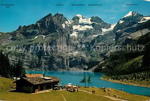 AK / Ansichtskarte Kandersteg BE Oeschinensee Kat. Kandersteg