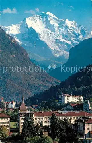 AK / Ansichtskarte Interlaken BE mit Jungfrau Kat. Interlaken