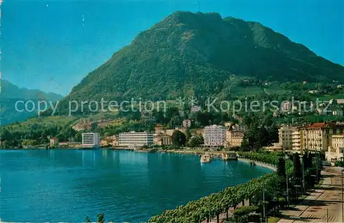 AK / Ansichtskarte Lugano Lago di Lugano Paradiso Monte San Salvatore