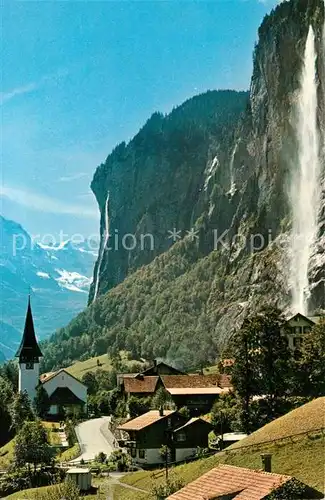 AK / Ansichtskarte Lauterbrunnen BE Staubach Wasserfall Kat. Lauterbrunnen