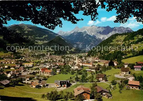 AK / Ansichtskarte Tschagguns Vorarlberg mit Golmer Joch und Zimba Kat. Tschagguns