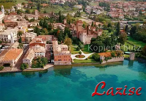AK / Ansichtskarte Lazise Lago di Garda Gardasee Fliegeraufnahme Kat. Lazise
