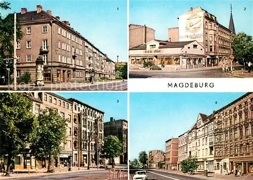 AK / Ansichtskarte Magdeburg Grosse Diesdorfer Strasse Eiskellerplatz Olvenstedter Strasse Halberstaedter Strasse Kat. Magdeburg