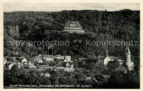 AK / Ansichtskarte Gernrode Harz Stiftskirche Stubenberg Kat. Gernrode Harz