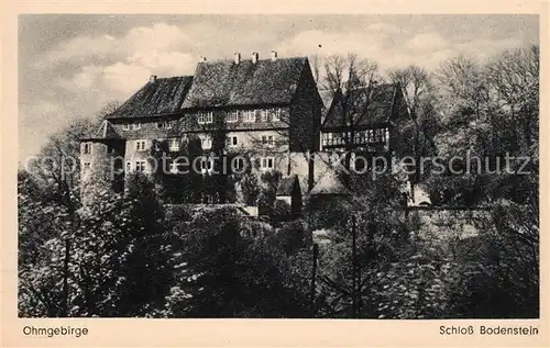 AK / Ansichtskarte Bodenstein Kirchohmfeld Schloss