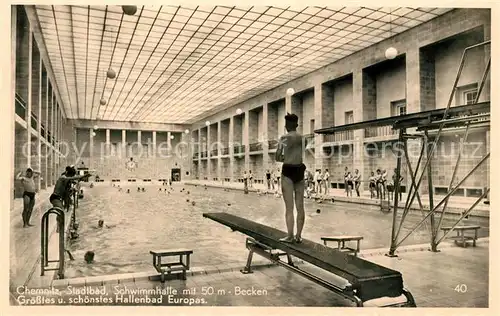 AK / Ansichtskarte Chemnitz Stadtbad Schwimmhalle  Kat. Chemnitz