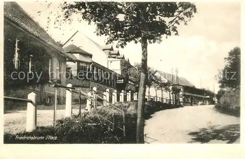 AK / Ansichtskarte Friedrichsbrunn Harz Ortsansicht Kat. Friedrichsbrunn